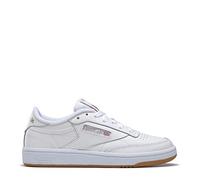 Reebok Club C 85, Zapatillas Unisex adulto, Blanco (White/Light Grey/Gum), 38.5 EU