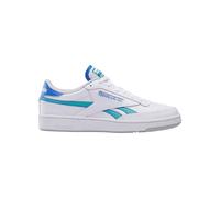 Reebok Club C Revenge, Zapatillas de Deporte, Unisex Adulto, White Kineticblue Unlshedgreen, 41 EU