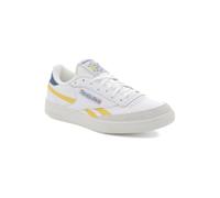 Reebok - Zapatillas y sneakers - Club C Revenge Footwear White/Always Yellow/Batik Blue de Cuero - Talla 43 - Blanco Blanco 43