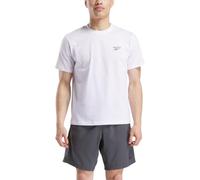 Reebok Cody Small Logo Crew Neck SS tee Shirt, Blanco, M
