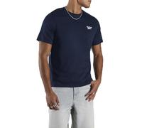 Reebok Cody Small Logo Crew Neck SS tee Shirt, Vector Navy, S