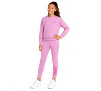 Reebok Conjunto de sudadera para niña, sudadera con capucha y leggings, conjunto de ropa juvenil para niñas (7-12), Rosado, 10