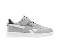 Reebok Court Advance Elastic & Top Strap, Zapatillas, Grey2 Black Ftwrwhite, 32 EU