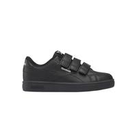Reebok Court Clean Hook & Loop Straps Zapatillas Deportivas, Color Negro, Negro y Gris 1, Talla 32,5 EU, Black Black Grey1, 32.5 EU