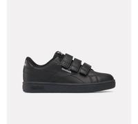 Reebok - Court Clean Hook & Loop Straps Zapatillas para niños, BLACK/BLACK/GREY1, Tamaño: 32.5