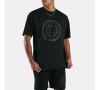Reebok - Crest Men's T-Shirt, Hombre, Black, Tamaño: S
