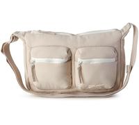 Reebok Crossbody Bags for Women - Lightweight Nylon Small Cross Body Bag Purse with Adjustable Strap for Casual Travel, Size One Size, Cream Eve