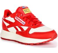 REEBOK Cuero Clásico Sp Vibrante Mujer Zapatillas Blanco Rojo Talla UK 2-9