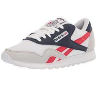 Reebok Cuero Clásico, Zapatillas de deporte Hombre, Blanco Vector Navy Primal Rojo, 36 EU (LVG15)