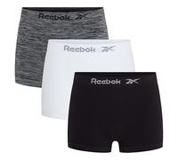 Reebok Dale, Bañador para Hombre, (Pack de 3), Negro/Blanco/Marga Gris, S
