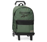 Reebok Darwin Mochila para Portátil con Carro Portátil 15,6 pulgadas Verde 31x45x15 cms Poliéster by Joumma Bags