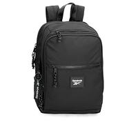 Reebok Elsie Mochila para Portátil hasta 12" Negro 25x37x10 cms Poliéster 9,25L