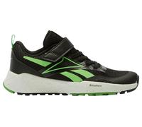 Reebok ENERGEN Run Elastic Lace & Top Strap, Sneaker, Black/SOLARLIME/FTWRWHITE, 31.5 EU