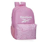 Reebok Festival Mochila Doble Compartimento, Rosa