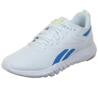 Reebok Flexagon Force 4 - Tenis para Hombre, Calzado Blanco Kinetic Blue Digital Lime, 41 EU