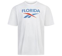 Reebok Florida Stacked Graphic Camiseta Para Hombre Blanca Nueva