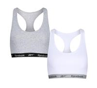 Reebok Frankie Crop Top | Women’s Clothing for Casual and Active Wear | Racer Back Gym Top or Crop Top | Womens Bras Multipack
