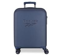 Reebok Franklin Maleta de Cabina Azul 40x55x20 cms Rígida ABS Cierre TSA 37L 2,56 kgs 4 Ruedas Dobles Equipaje Mano by Joumma Bags