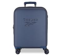 Reebok Franklin Maleta de Cabina Azul 40x55x20 cms Rígida ABS Cierre TSA 37L 2,78 kgs 4 Ruedas Dobles Equipaje Mano by Joumma Bags