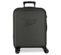Reebok Franklin Maleta de Cabina Negro 40x55x20 cms Rígida ABS Cierre TSA 37L 2,56 kgs 4 Ruedas Dobles Equipaje Mano by Joumma Bags