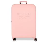 Reebok Franklin Maleta Mediana Rosa 49x70x27 cms Rígida ABS Cierre TSA 72L 3,8 kgs 4 Ruedas Dobles by Joumma Bags