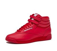 Reebok Freestyle Hi High Top Tenis para mujer, Vector Red/Vector Red/Footwear White, 36 EU