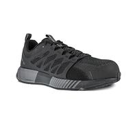 Reebok Fusion Flexweave - Zapatos de trabajo deportivos con puntera de seguridad para mujer, Negro, 8.5