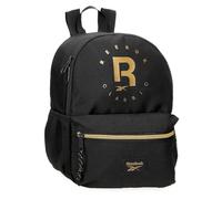 Reebok Gold Mochilas de Paseo Negro 24x32x13 cms Poliéster by Joumma Bags