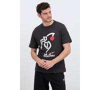 Reebok Grafica Basket - Negro - Camiseta Hombre talla XL