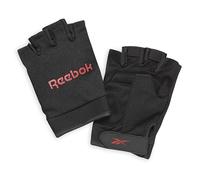Reebok Guantes clásicos sin dedos ligeros para fitness y levantamiento de pesas para entrenamiento, crossfit, ciclismo y ejercicio de gimnasio en casa, guantes de entrenamiento transpirables para