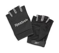 Reebok Guantes clásicos sin dedos ligeros para fitness y levantamiento de pesas para entrenamiento, crossfit, ciclismo y ejercicio de gimnasio en casa, guantes de entrenamiento transpirables para