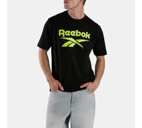 Reebok - High Density Logo T-Shirt, Black, Tamaño: L