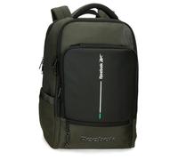 Reebok Houston Mochila para portátil 15,6" Doble Compartimento Verde 30x42x14 cms Poliéster by Joumma Bags