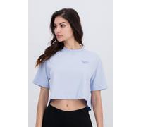 Reebok Icon - Azul - Camiseta Boxy Mujer talla L