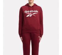 Reebok - ID 2-Color Logo Fleece Hoodie, Classic Burgundy, Tamaño: 2XS