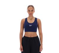 Reebok - ID Small Logo Cotton Sports Bra, Vector Navy, Tamaño: S