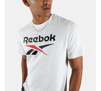 Reebok - Identity 2-Color Logo T-Shirt, Hombre, White, Tamaño: XL