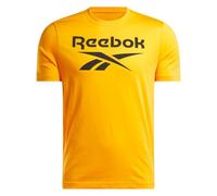 Reebok Identity Big Logo tee - Camiseta para Hombre, Ámbar eléctrico, S