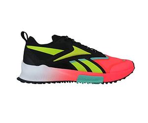 Reebok - Lavante Trail 2 Shoes, Zapatillas para Hombre, Multicolor Core Black Orange Flare Acid Yellow, 44 EU