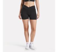 Reebok - Leggings Cortos de 4" y Cintura Alta ID Train , Black, Tamaño: S