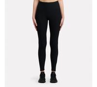 Reebok - Leggings de mujer Lux Speed con logotipo cepillado, Black, Tamaño: 2XL