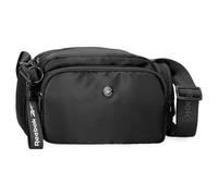 Reebok Leia Bandolera Negro 19,5x16x9 cms Poliéster by Joumma Bags