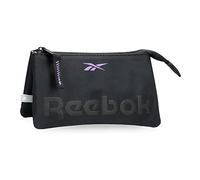 Reebok Linden Neceser Tres Compartimentos Negro 17,5x9,5x2 cms Poliéster