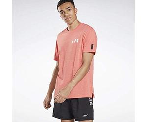 Reebok LM AC Cotton Graphic Camiseta, Hombre, Vivdor, XS