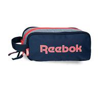 Estuche tres compartimentos reebok lucia azul Talla única