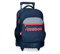 Reebok Lucia Mochila Compact 2 Ruedas Azul 32x43x21 cms Poliéster 28,9L