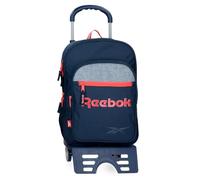 Reebok Lucia Mochila Escolar con Carro Azul 30x40x12 cms Poliéster 14,4L by Joumma Bags