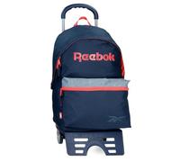 Reebok Lucia Mochila Escolar con Carro Azul 31x44x17,5 cms Poliéster 23,87L by Joumma Bags
