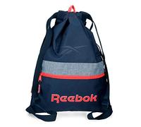 Reebok Lucia Mochila Saco con Cremallera Azul 35x46 cms Poliéster