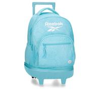 Reebok Madison Mochila Compact 2 Ruedas Portátil 15,6 Pulgadas Azul 32x43x21 cm Poliéster 28,9L by Joumma Bags